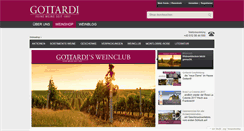 Desktop Screenshot of gottardi.at
